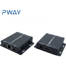 Pwaytech CAT5E/6 4K 60HZ 70M HDMI Ip Ethernet Uzatıcı