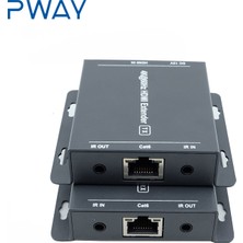 Pwaytech CAT5E/6 4K 60HZ 70M HDMI Ip Ethernet Uzatıcı