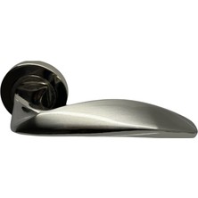 Rumeli Saten Nikel Rozetli Wc Kapı Kolu