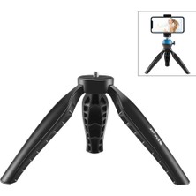 Puluzpuluz Mini Cep Abs Masaüstü Tripod Montajı Siyah (Yurt Dışından)