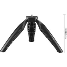 Puluzpuluz Mini Cep Abs Masaüstü Tripod Montajı Siyah (Yurt Dışından)