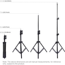 Puluzpuluz 1.1 M Yükseklik Tripod Montaj Tutucu Siyah (Yurt Dışından)