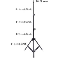 Puluzpuluz 1.1 M Yükseklik Tripod Montaj Tutucu Siyah (Yurt Dışından)