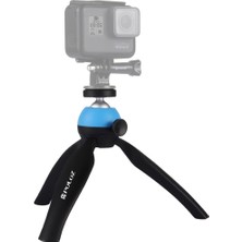 Puluzpuluz Telefon Kelepçeli Cep Mini Tripod Montajı Mavi (Yurt Dışından)