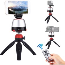 Puluzpuluz Panoramik Kafa + Tripod + Spor Kamera Kelepçesi + Telefon Kelepçesi Kırmızı (Yurt Dışından)