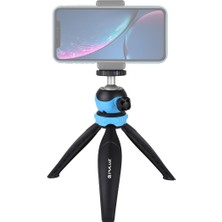 Puluzpuluz 20 Cm Cep Plastik Tripod Montajı Mavi (Yurt Dışından)