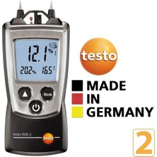 Testo 606-2 Ahşap Beton Nem, Hava Nem ve Sıcaklık Ölçer