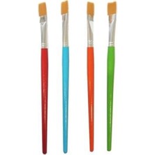 Fanart Academy Yassı Fırça Seri 536C Renkli No:6