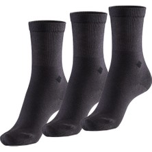 Bonny Silver Koku Yapmayan Soket Kadın Füme Gümüş Çorap 3'lü Paket