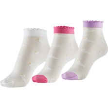 Bonny Silver Koku Yapmayan Duckly Soket Kadın Gümüş Çorap 3'lü Paket
