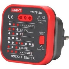 Uni-T Unit UT07B-EU Priz Test Cihazı