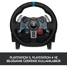 Logitech G G29 Ps5, Ps4 ve Pc ile Uyumlu Driving Force Yarış Direksiyonu