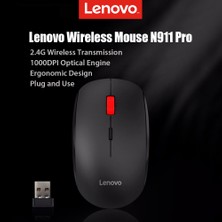 Lenovo N911 Pro Kablosuz 1000DPI 2.4g Beyaz Mouse (Yurtdışından) (Yurt Dışından)