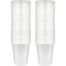 Kitchen Express Plastik Şeffaf Otomat Bardak 100'LÜ