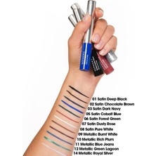 Sephora Intense Ink Lıner Matte Yoğun Likit Liner (Suya Dayanıklı)Satin Deep Black (2,8ml)