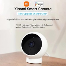 Xiaomi Akıllı Güvenlik Kamerası Standart Sürüm 2k Ultra (Yurt Dışından)