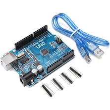 Devre Dünyası Arduino Uno R3 Klon USB Chip CH340 + USB Kablo Hediyeli