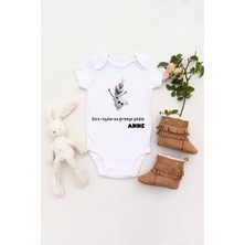 Tılsım Store Unisex Bebek Gece Rüyalarına Girmeye Geldim Anne Body Zıbın