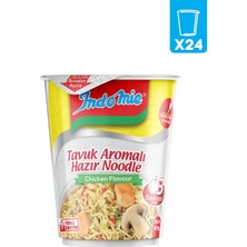 Indomie 24'lü Tavuk Aromalı Hazır Noodle Bardak