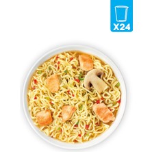 Indomie 24'lü Tavuk Aromalı Hazır Noodle Bardak