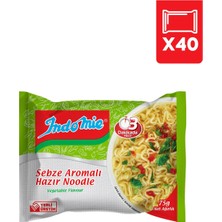 Indomie 40'lı Sebze Aromalı Hazır Noodle Paket