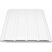 Ser Profil Fugalı Beyaz Plastik Pvc Duvar Tavan Lambiri 40 Adet 20 cm x 1 M 8 M2