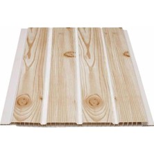 Ser Profil Fındık Ahşap Desen Plastik Pvc Duvar Tavan Lambiri 40 Adet 20 cm x 2 M 16 M2