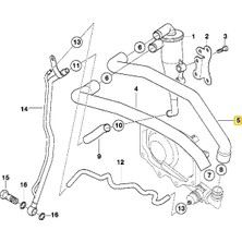 Heropar Bmw Uyumlu E53 X5 ve Z8 M62 Motor Seklon Valf Hortumu 11157556838