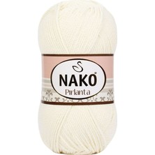Nako Pırlanta El Örgü Ipi Ipliği Yünü Renk KODU:300-EKRU