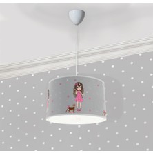 Bebişim Halı Sevi̇mli̇ Kız Kedi̇ ve Seksek Oyun Sarkıt Avize