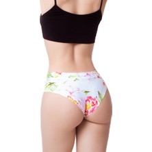 Mememe Fashion Kadın Çok Renkli Dikişsiz Izsiz Bikini Slip Külot