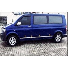 Ebal Oto Vw T5 Transporter Krom Yan Kapı Çıtası 7 Prç 2003-2015 Uzun Şase