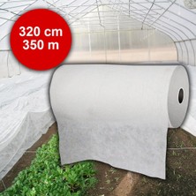 Harman Sera Plastik - 320CM x 350M Agril Isı Don Perdesi, Zirai Don Kırağı Örtü Metre 30GR Sera Toprak Örtüsü