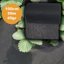 Harman Sera Plastik - 100CM x 50M 40GR Tekstil Mulch Agril Isı Don Perdesi, Zirai Don Kırağı Örtü Karpuz Çilek Malç