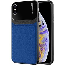 Kilifone - iPhone Xs 5.8 - Kılıf ​deri Görünümlü Parlak Mika Tasarımlı Emiks Kapak