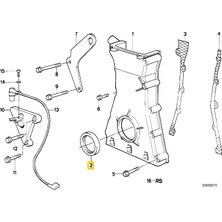 Heropar Bmw Uyumlu M30VE S38 Motor Corteco Ön Krank Keçesi 11141715099