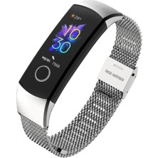 Mijobs Honor Band 4 / 5 Için Paslanmaz Çelik Kordon (Yurt Dışından)