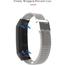 Mijobs Honor Band 4 / 5 Için Paslanmaz Çelik Kordon (Yurt Dışından)