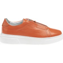 Sardınelli Eva Taban Iç Dış  Deri Fermuarlı Sneakers