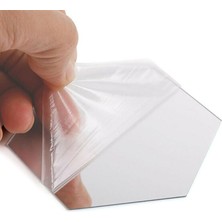 Lilibeaty Yapışkanlı Dekoratif Akrilik Ayna Altıgen ( 12 Adet )