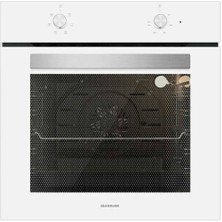 Silverline Beyaz Cam Ankastre Set BO65E1W01 - CS5349W01 - 3420 Classy