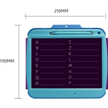 Zsykd 9 Inç Şarj LCD Kopyalama Paneli Şeffaf Elektronik Yazı Kurulu, Özellikler: Monokrom Hatları (Mavi) (Yurt Dışından)