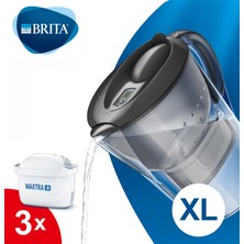 BRITA Marella XL 3 Filtreli Su Arıtma Sürahisi - Grafit