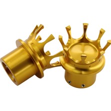 Strade Store Xl 883 1200 Gold Için Motosiklet Ön Aks Somun Kapak Cıvata