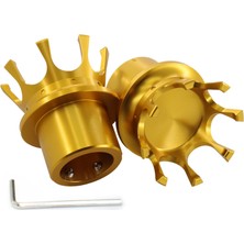 Strade Store Xl 883 1200 Gold Için Motosiklet Ön Aks Somun Kapak Cıvata