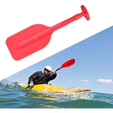 Strade Store Ayarlanabilir Pvc Mini Kayık Propel Paddle Oar Jet Ski Kano Tekne Malzemeleri Kırmızı(Yurt Dışından)