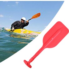 Strade Store Ayarlanabilir Pvc Mini Kayık Propel Paddle Oar Jet Ski Kano Tekne Malzemeleri Kırmızı(Yurt Dışından)