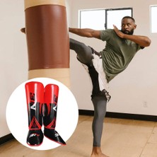 Strade Store Shin Muhafızları Muay Thai Dövüş Sanatları Koruyucu Bacak Mma Kickboks Kung Fu Kırmızı L Kırmızı L Yetişkin