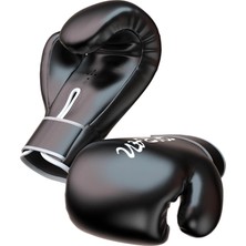 Erkek Kadın Boks Eldivenleri Mağarası Mma Kickboks Mücadele Delme Çantaları Mitts 8oz 8oz_black