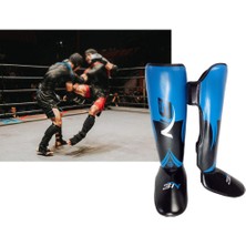 Shin Muhafızları Muay Thai Dövüş Sanatları Koruyucu Bacak Mma Kickboks Kung Fu Blue L Blue L Yetişkin